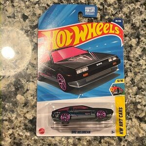 Hot Wheels DMC Delorean Art Cars Toy 1/64 Mattel 2025
